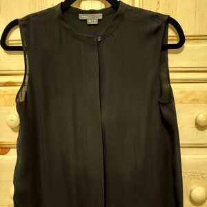 Vince 100% silk sleeveless blouse